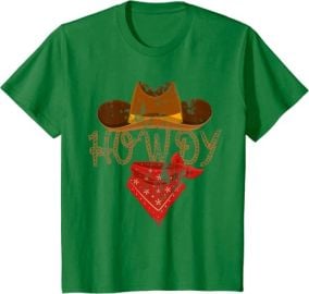 Howdy Cowboy T-Shirt at Amazon